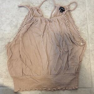 Ambiance Light Brown Camisole Top